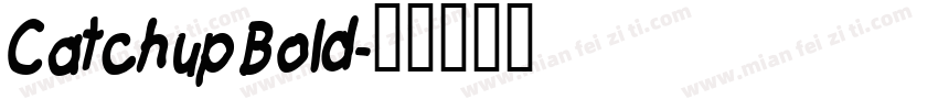 Catchup Bold字体转换
